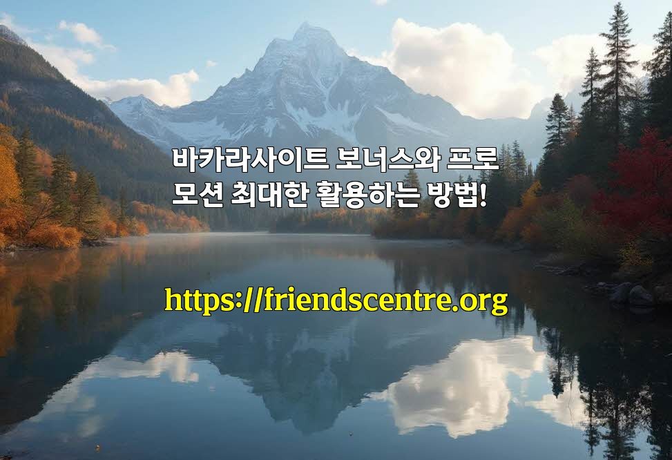 바카라사이트 보너스와 프로모션 최대한 활용하는 방법!