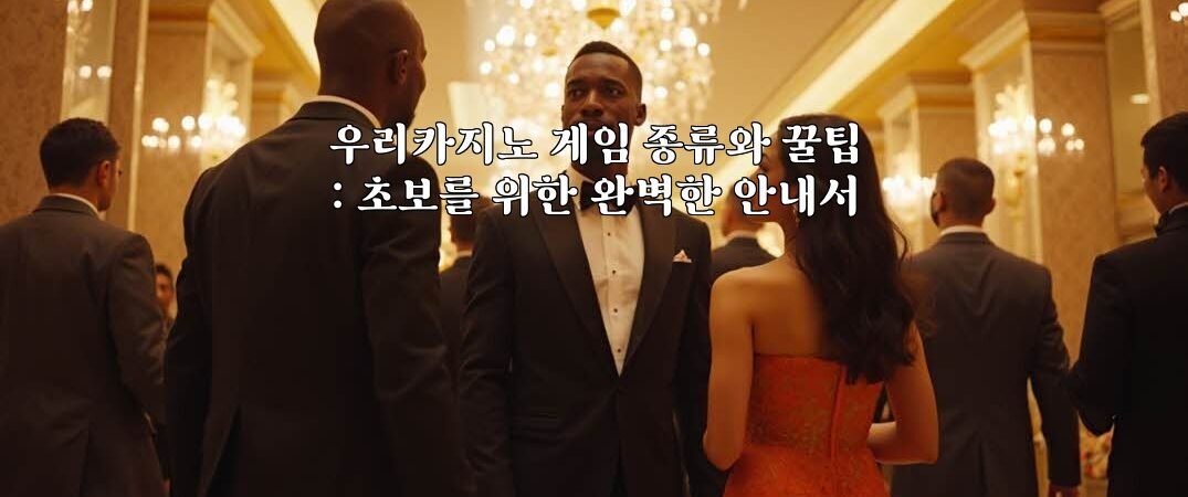 우리카지노 게임 종류와 꿀팁: 초보를 위한 완벽한 안내서