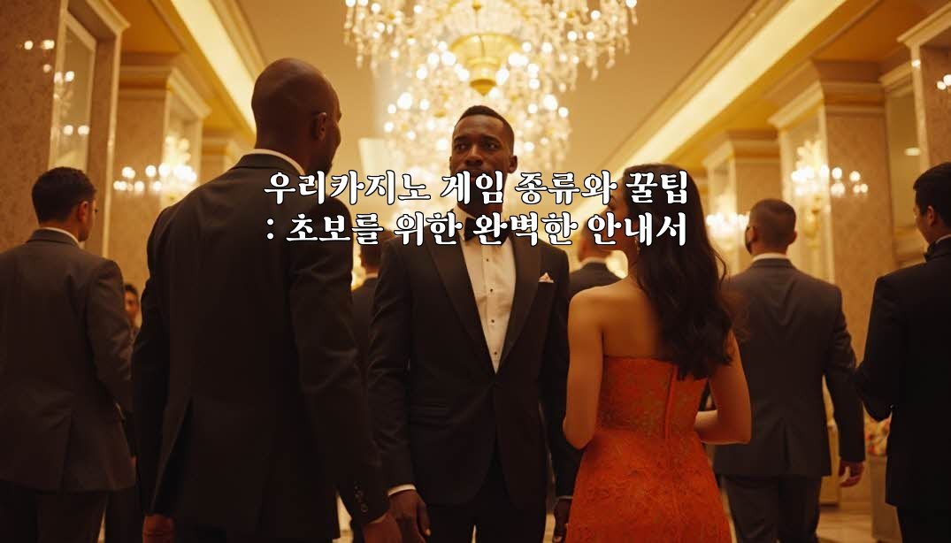 우리카지노 게임 종류와 꿀팁: 초보를 위한 완벽한 안내서